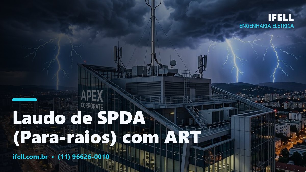 Inspeção e laudo de SPDA e para-raios conforme a NBR 5419 pela IFELL Engenharia