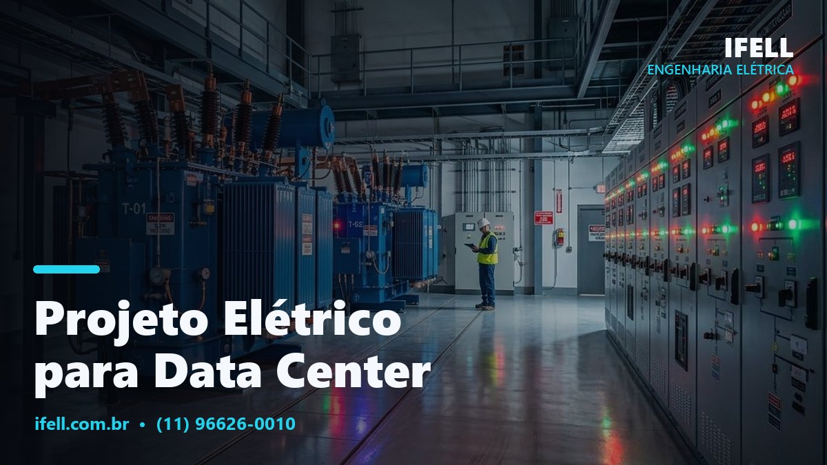 Projeto elétrico para data center com redundância e no-break pela IFELL Engenharia